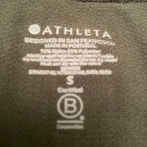 ATHLETA Athletic Green Camouflage Racerback Tank Top - Picture 9 of 11
